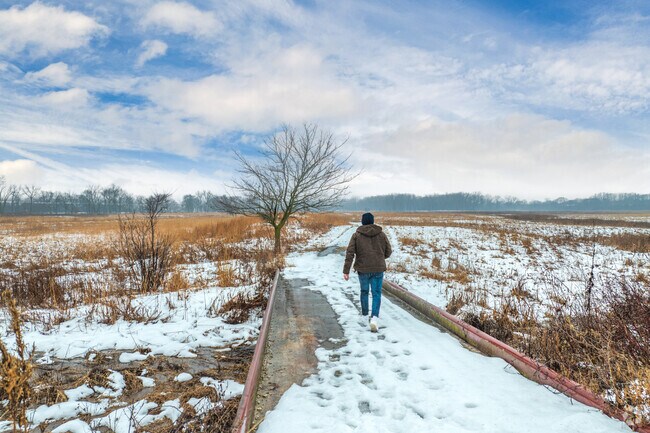 Crest Hill residents can enjoy miles of hiking trails year-round.
