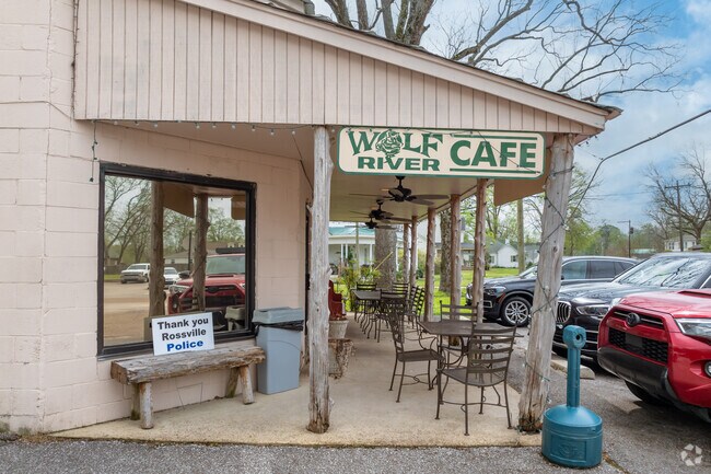 Wolf River Cafe is situated just east of Piperton and boasts a charming outdoor patio.