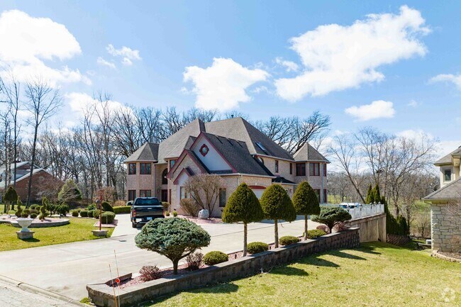 Olympia Fields has homes that have their backyards view the Olympia Fields golf course.