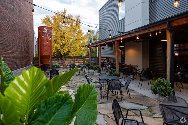 The patio seating at Have A Cow Cattle Co. Cafe draws The Gate residents.