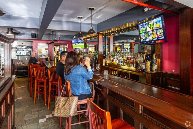 Harrington's Irish Pub in Downtown Wakefield serves classic pub fare and has a bar.