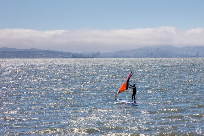 Surfers and fishermen love West Alameda for outdoor adventures.