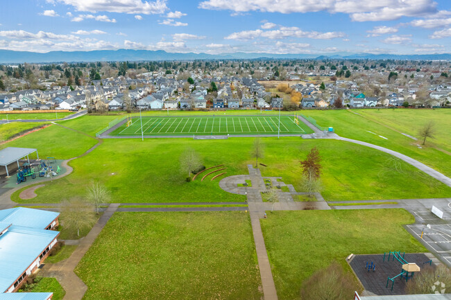 Meadow View School has lots of outdoor space for students to enjoy in Eugene.