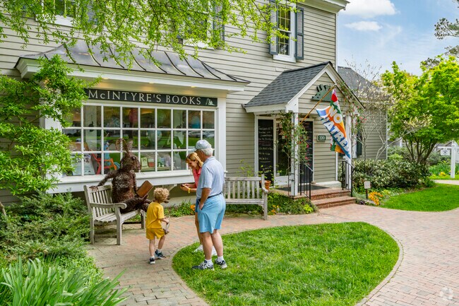 Many Big Woods Hills families with youngsters choose McIntyre Books as a popular spot to attend story time in Fearrington Village.
