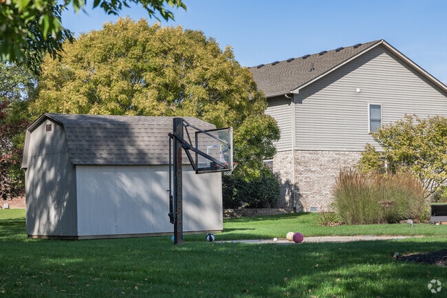 Homes in South Franklin are perfect for basketball hoops.