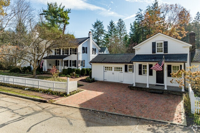 Gates Mills is known for its many historic white clapboard colonial homes.