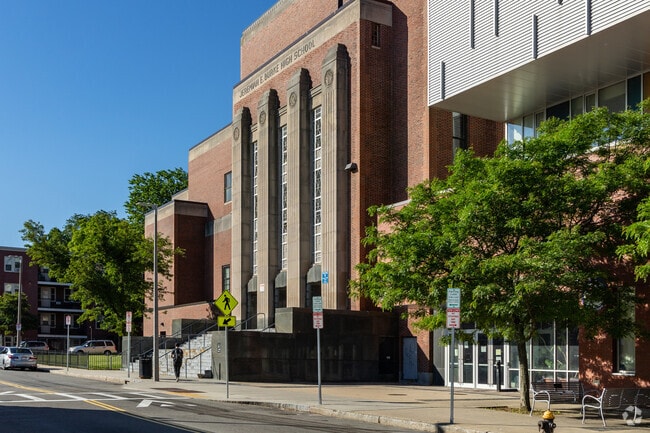 Burke High School proudly accommodates students in grades 7 through 12, providing a nurturing environment that fosters academic excellence and personal growth.