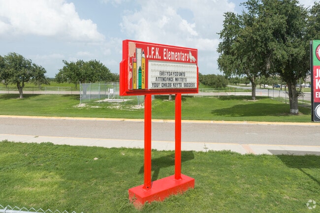 John F. Kennedy Elementary School hosts grades Pre-K to 5th in the La Joya, Tx area.