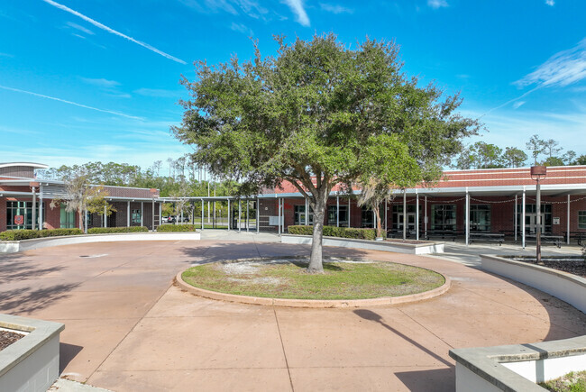 Markham Woods Middle School is located on Markham Woods Road in the community of Heathrow.