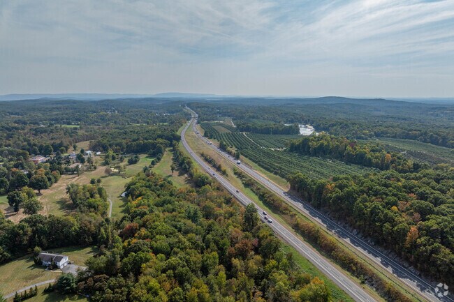 New York State Thruway runs right along Clintondale.