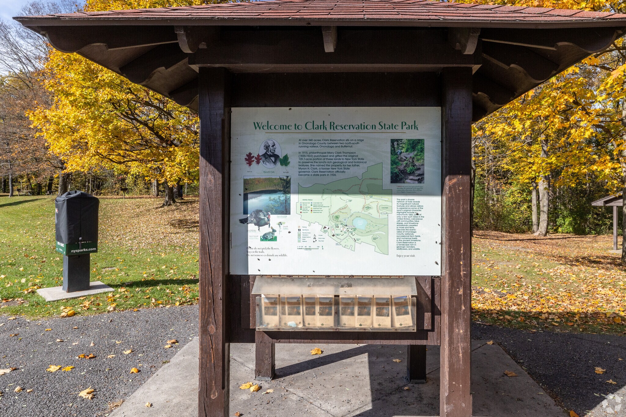 Clark Reservation State Park is a great place to go for a hike and enjoy its bio-diversity.