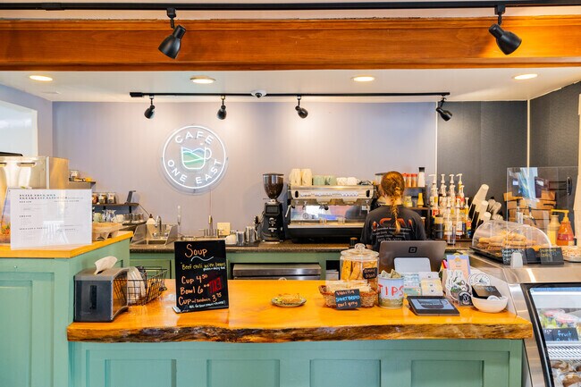 Cafe One East in downtown Warner serves up great coffee, breakfast and lunch options.