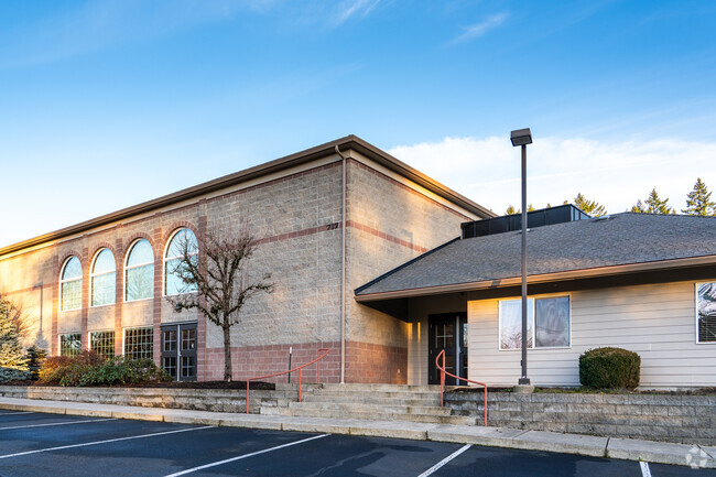 The side entrance of Agape Christian Academy.