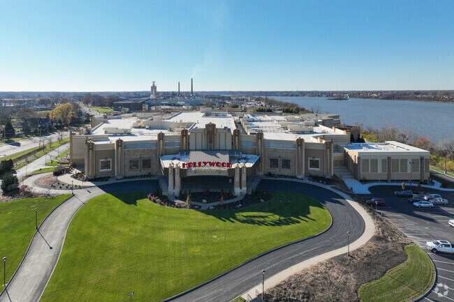 Hollywood Casino is a popular spot for entertainment in the Northwood area.