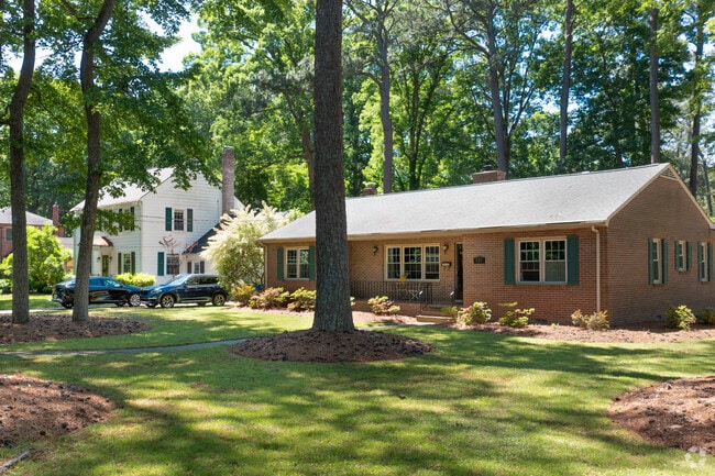 Warwick on the James features a blend of newer construction and renovated homes throughout the neighborhood.