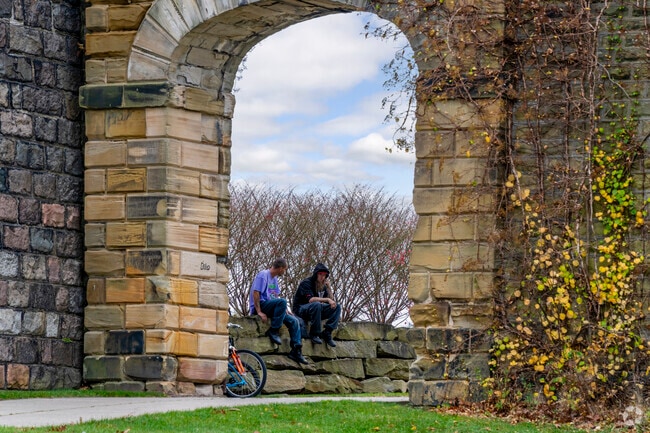 Lansing Avenue Heights residents love to hang out on a lovely afternoon.