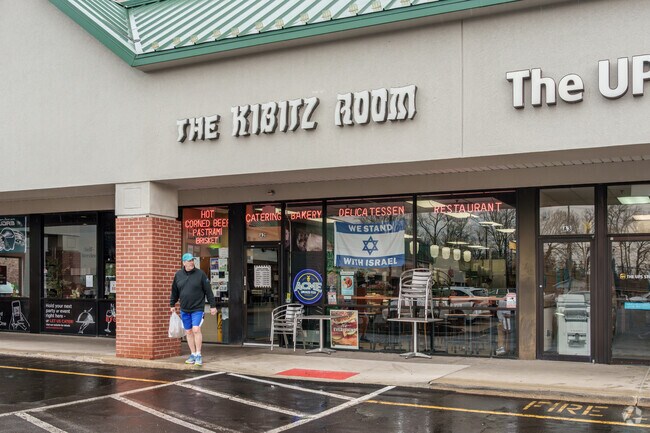 The Kibitz Room is a well-known Jewish deli in Springdale serving hearty sandwiches on hose-baked breads and bagels.