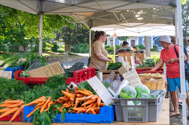 Fresh produce is a must buy for locals of Horace Mann when they attend the Melrose Farmers Market.