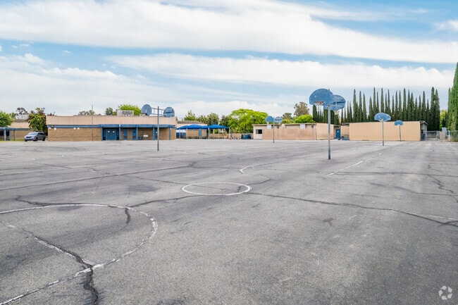 Rancho Canada Elementary School has plenty of basketball hoops and play areas.
