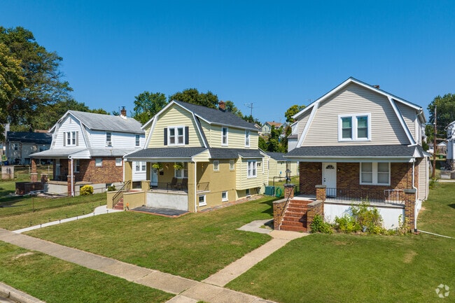 Well-maintained Dutch Colonials in Christopher bring timeless charm to the neighborhood.