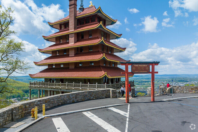 Visit the iconic Pagoda overlooking Mount Penn in Hillside, PA.