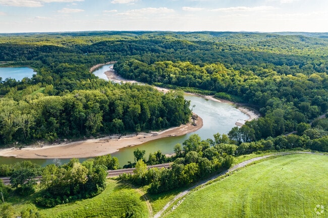 Hike or bike Castlewood State Park and the trails surrounding the Meramec River.