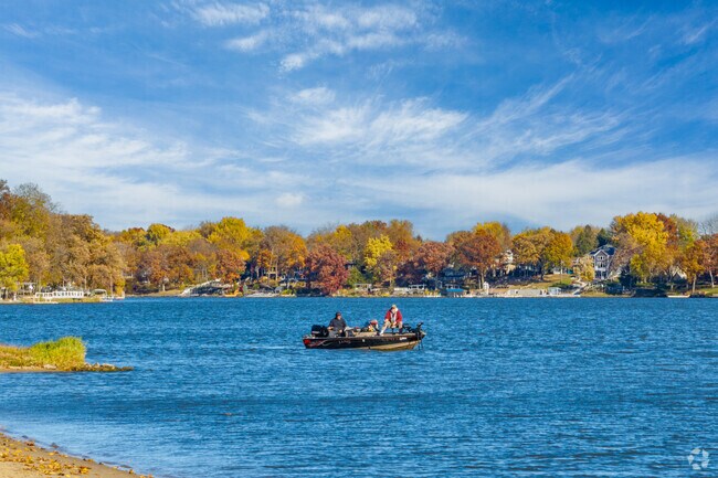 Lake Holiday residents love to head out on the water to fish.