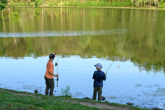 Four small fishing ponds welcome novice anglers at Winding Hills Park in Montgomery.