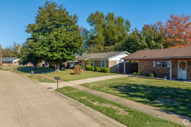Residents enjoy talking a walk around Ferguson.