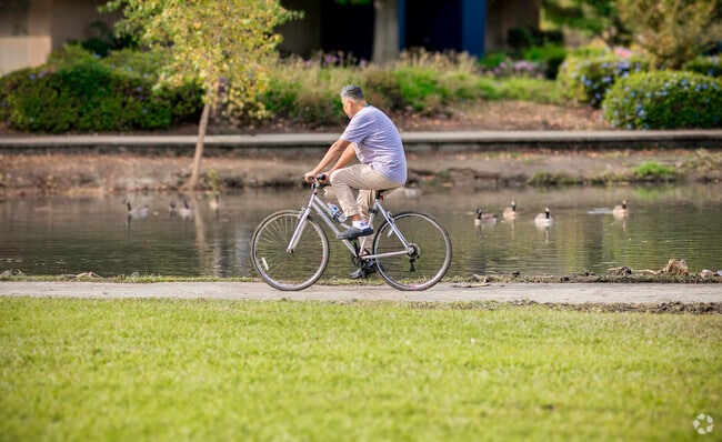 Meadowbrook residents can go for a long bike ride along one of the many bike paths.