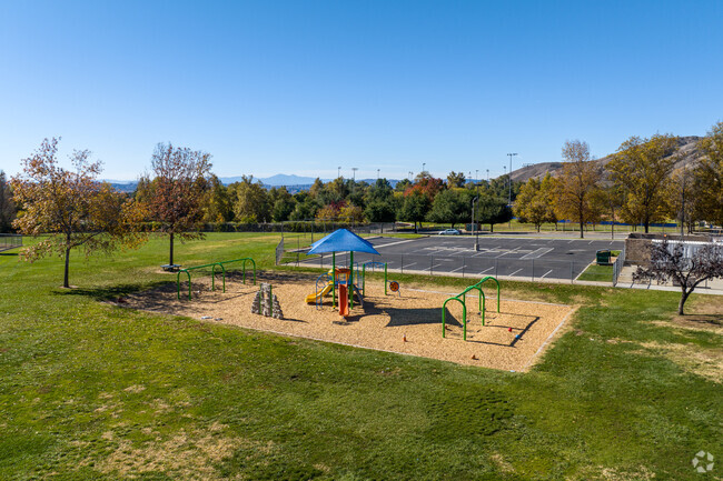 Ridgeview Elementary School: Diverse play structures fueling imagination and active fun.