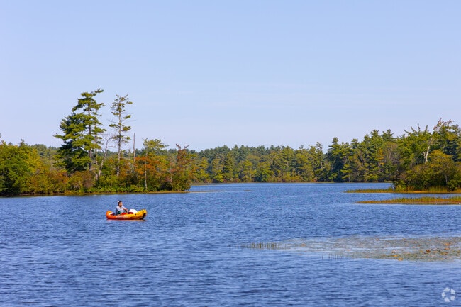 Three large ponds offer residents a place to launch their kayaks in Kingston.
