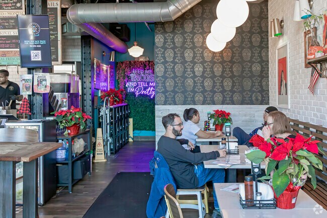 The Taco Project in Lamartine Heights has an incredible vibe and even better food.