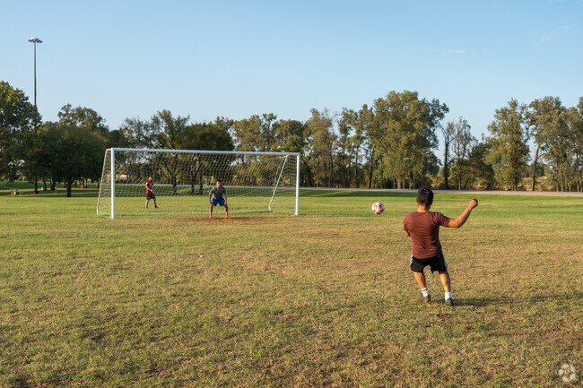 Mot-Carterville residents use Shreveport's Veterans Memorial Park for sports fields and trails.