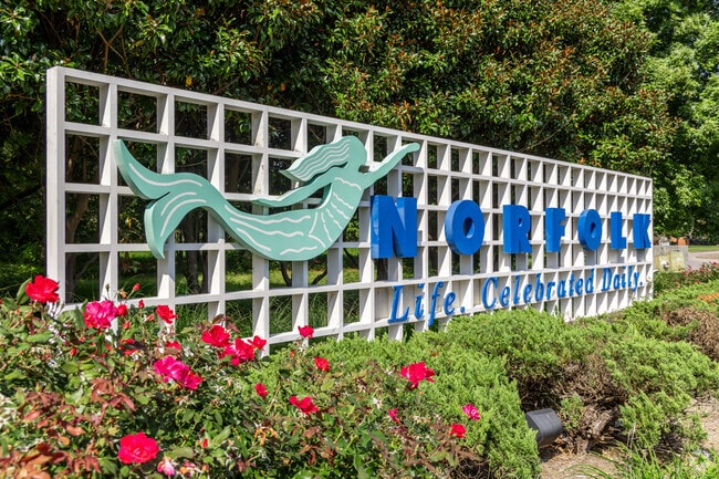 N Camellia Acres is located in Norfolk, also known as the Mermaid City.