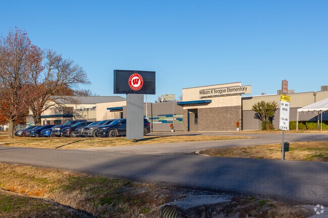 Teague Elementary is located just north of the City Park.