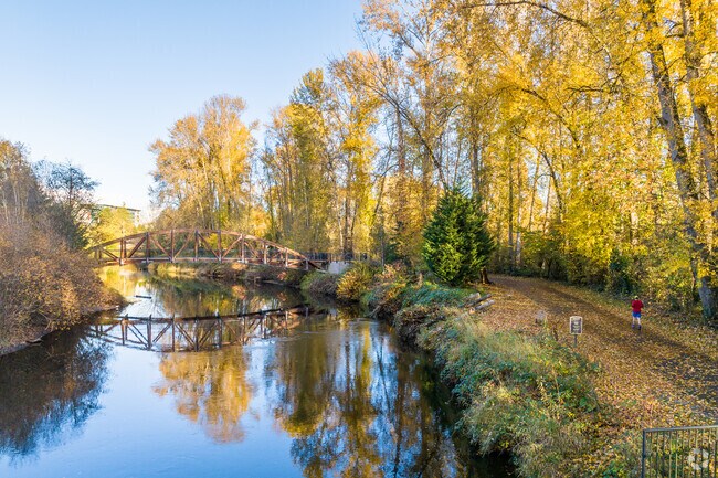 Go for an afternoon jog on Sammamish River Trail in Norway Hill.