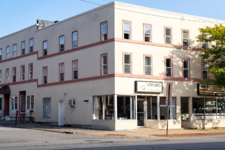 Front of building on Elm street
