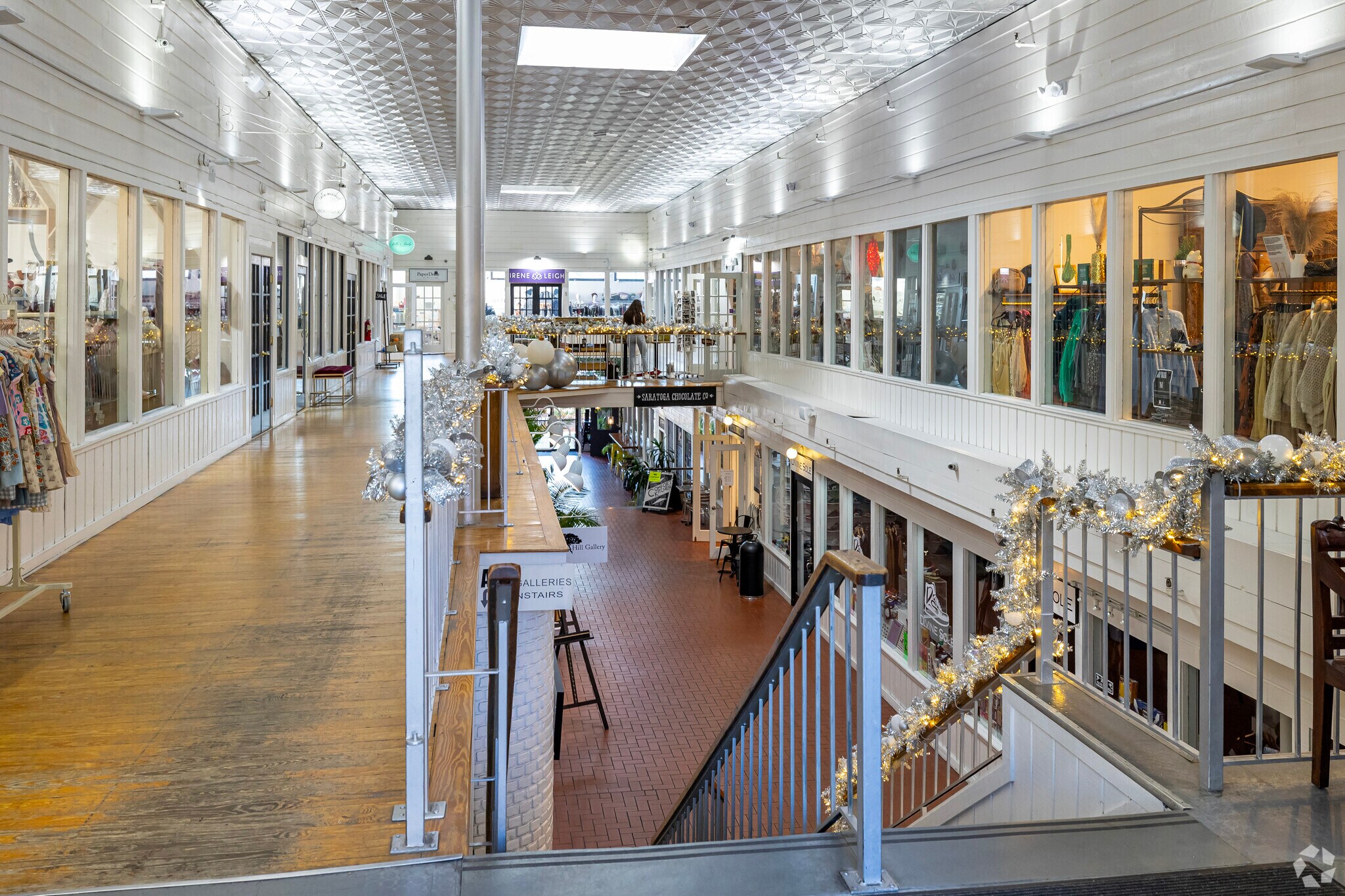Greenfield shoppers done with errands can engage in some retail therapy at Saratoga Marketplace.