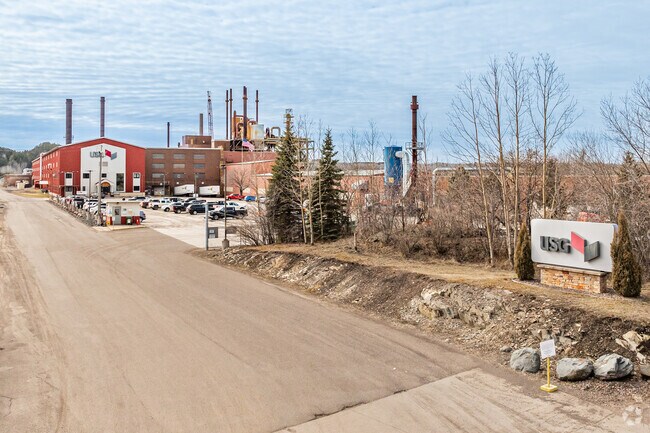 The USG plant is a major employer in Cloquet since 1918.