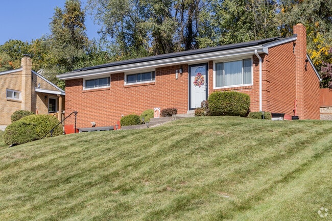 Ranch style housing is scattered through the residential area of Mount Lebanon.