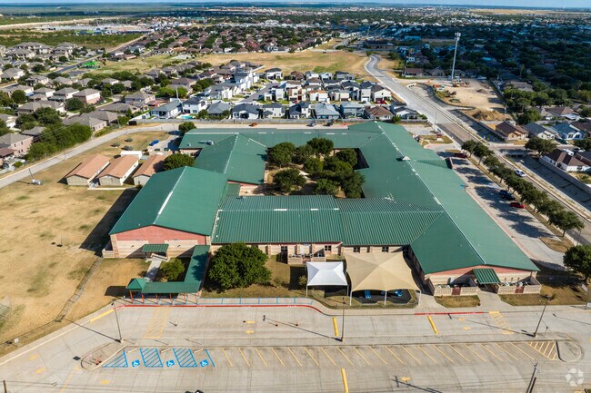 Charles Borchers Elementary School hosts grades Pre-K to 5th in northeast Laredo, Tx.