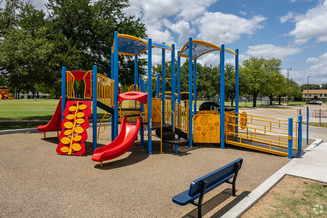 Yale Elementary School's playground becomes full of students during recess.