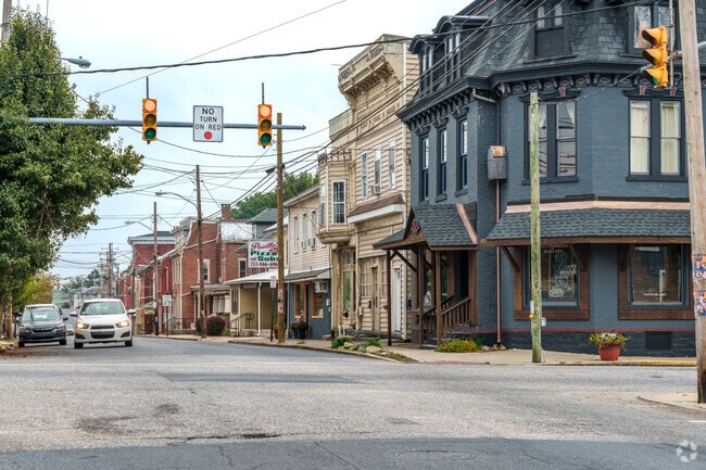 Downtown Myerstown features walkable streets and locally owned shops.
