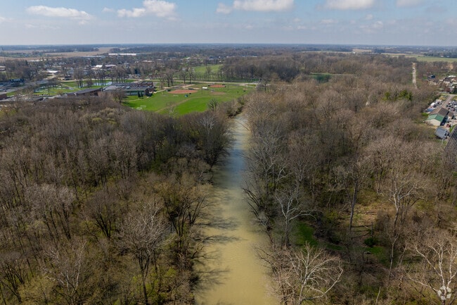 Yorktown sits on the banks of the White River.