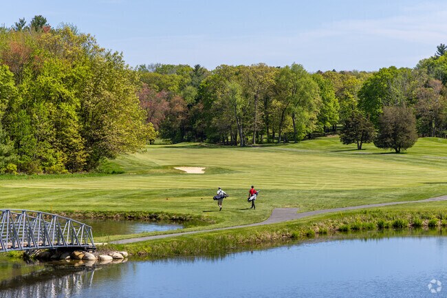 The Far Corner Golf Course has several beautiful, wide fairways and a picturesque setting for Bradford Greens residents.