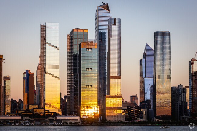 Luxury condo towers are part of the Hudson Yards development.