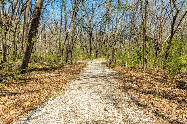 There is over half a mile of trails through the Strasser Woods State Preserve in Gray's Woods.