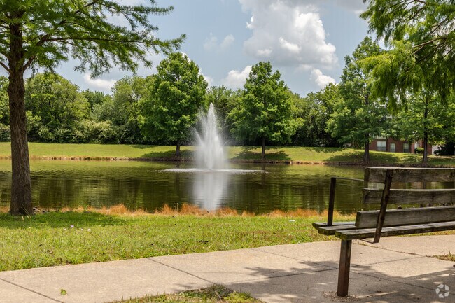 Nestled in the Sunnyvale community is a captivating water fountain for residents to stop by.