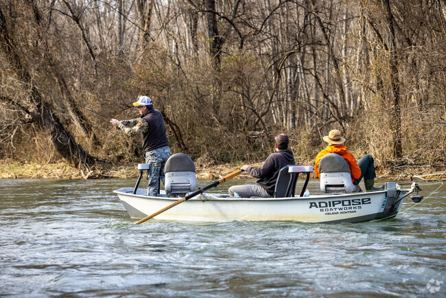 Fly fisherman flock to the Watagua River in Elizabethton for guided trips down the river.